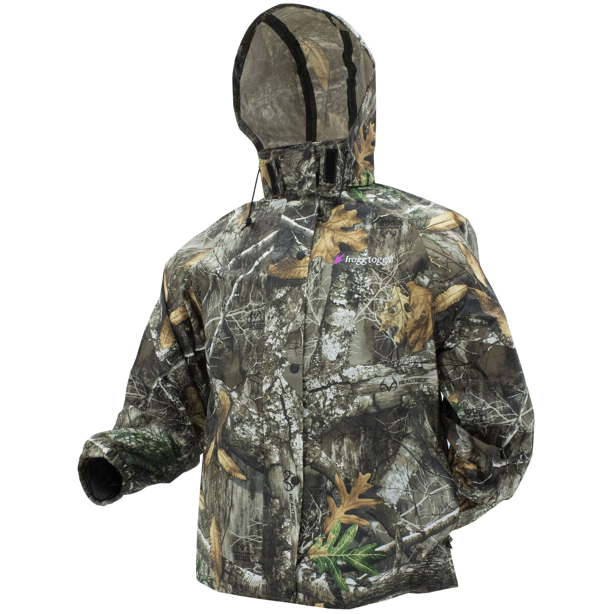 Frogg Toggs Dead Silence Brushed Camo Pullover Water-Resistant Rain Hoodie