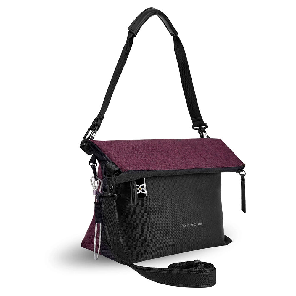 Sherpani Crossbody Bag Gray Black Front Flap Travel Purse Zip Pocket  Handbag EUC | eBay