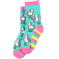 Lazy One Girl's Unicorn Sock