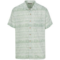 North River Men's Print Woven Tencel Blend Short-Sleeve Shirt