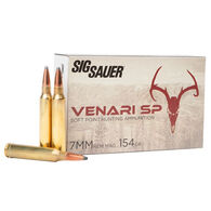 SIG Sauer Venari SP 7mm Remington Magnum 154 Grain Rifle Ammo (20)