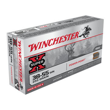 Winchester Super-X 38-55 Winchester 255 Grain Power-Point Rifle Ammo (20)