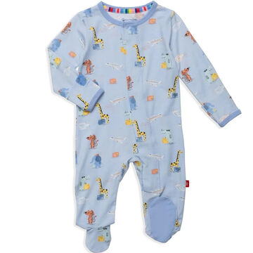Magnetic Me Infant Boys Ready Jet Go Modal Magnetic Parent Favorite Footie Pajama