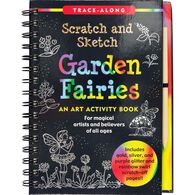 Scratch & Sketch Garden Fairies Trace-Along Art Activity Book