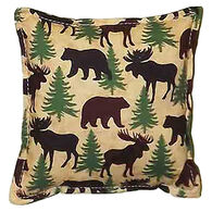 Paine Products 6" x 6" Moose/Bear Balsam Pillow