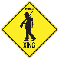 KC Creations Hunter XING Sign