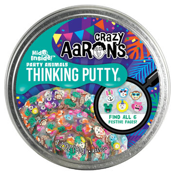 Crazy Aarons Hide Inside! Party Animals Thinking Putty - 3.2 oz.
