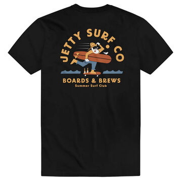 Jetty Life Mens Boards & Brews Short-Sleeve Shirt