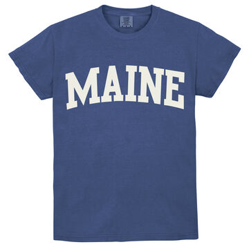 Soft As A Grape Womens Maine Arch Short-Sleeve T-Shirt