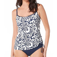 Beach House - Gabar - Swimwear Anywhere Women's Sea Spray Bridget Underwire Textured Tankini Swimsuit Top