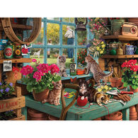 White Mountain Jigsaw Puzzle - Curious Kittens