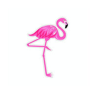 Sticker Cabana Pink Flamingo Sticker