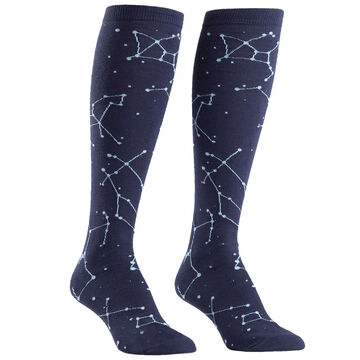 Sock It To Me Womens Constellation Knee High Sock