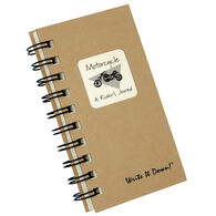 Journals Unlimited Motorcycle - A Rider's Mini Journal