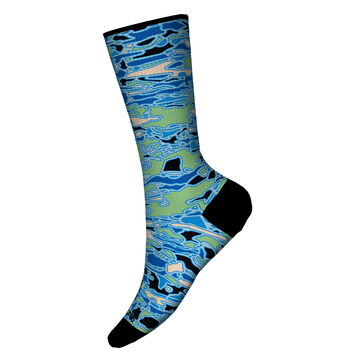 SmartWool Womens Athletic In A Daze Print Targeted Cushion Crew Sock