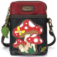 Chala Women's Mushrooms Cellphone Crossbody Handbag