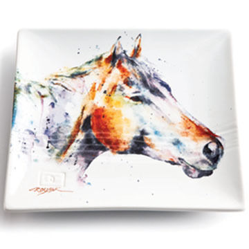 DEMDACO Horse Head Snack Plate