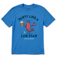 Life is Good Men's Party Like A Lob Star Crusher Short-Sleeve T-Shirt