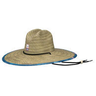 Huk Men's Straw Fish and Flags Hat