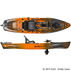 Old Town Sportsman PDL 120 Angler Kayak