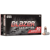CCI Blazer Aluminum 9mm 115 Grain FMJ Handgun Ammo (50)
