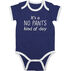 Pavilion Sidewalk Talk Infant No Talk Navy Short-Sleeve Bodysuit