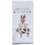 Kay Dee Designs Country Life Stacked Animals Flour Sack Towel
