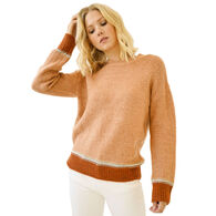 Mystree Women's Color Block Bottom Sweater