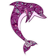 Sticker Cabana Dolphin Sticker