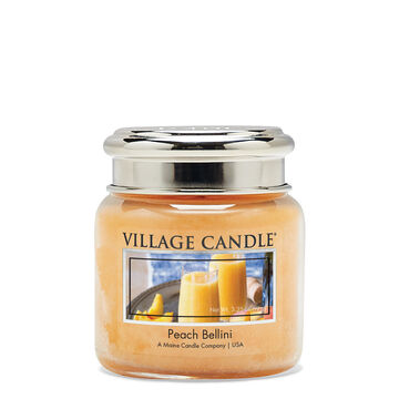 Village Candle Petite Glass Jar Candle - Peach Bellini
