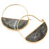 Scout Curated Wears Womens Stone Prism Hoop - Labradorite/Gold