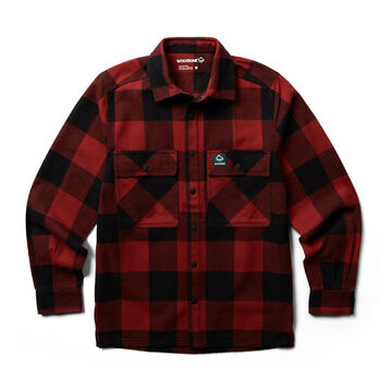 Wolverine Mens Forge Flannel Long-Sleeve Overshirt