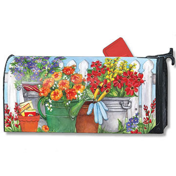 MailWraps Vintage Watering Can Magnetic Mailbox Cover