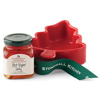Stonewall Kitchen Hot Pepper Jelly Tree Ramekin Gift Set