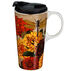 Evergreen Autumn Flare Ceramic Travel Cup w/ Lid