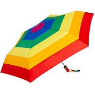 ShedRain Rainbow Stripe Automatic Compact Umbrella