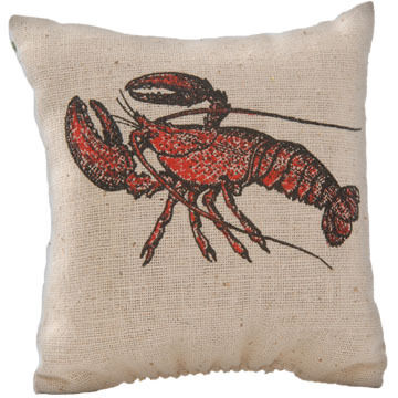 Maine Balsam Fir 4 x 4 Lobster Balsam Pillow
