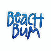 Sticker Cabana Beach Bum Mini Sticker