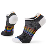 SmartWool Men's Run Zero Cushion Pride Rainbow Low Ankle Sock