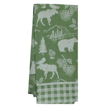 Kay Dee Designs Pinecone Trails Bear & Moose Jacquard Tea Towel