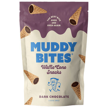 Muddy Bites Dark Chocolate Waffle Cone Snacks