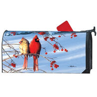 MailWraps Cardinals in Snow Magnetic Mailbox Cover