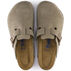 Birkenstock Mens & Womens Boston Soft Footbed Suede Leather Clog