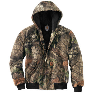 Carhartt Mens Camo Quilted Flannel-Lined Active Jac