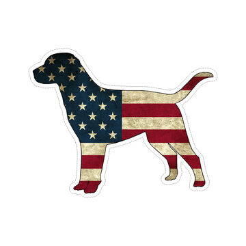 Sticker Cabana Patriotic Dog Mini Sticker