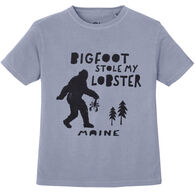 Lakeshirts Youth Blue 84 Bigfoot Stole My Lobster Short-Sleeve T-Shirt