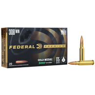 Federal Premium Gold Medal 308 Winchester 175 Grain Sierra MatchKing BTHP Ammo (20)