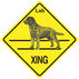 KC Creations Lab XING Sign