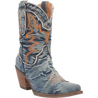 Dingo Women's Y'All Need Dolly Denim Leather Western Boot