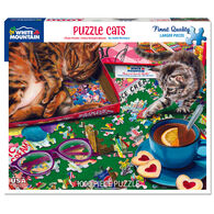 White Mountain Jigsaw Puzzle - Puzzle Cats